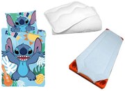 Lilo és Stitch gyerek, ovis ágyneműhuzat, derékalj és paplan/párna szett 100x135 cm, 40x60 cm (Tropical)