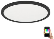 Eglo Eglo 900091 - LED RGBW Dimmelhető mennyezeti lámpa ROVITO-Z LED/14,6W/230V fekete EG900091