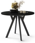 ARTUR kihúzható étkezőasztal fekete