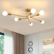 Mennyezeti Lámpa Csillár Sputnik Modern Arany 6 Fénypontos