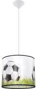 Sollux SL.1428 - Gyerek csillár zsinóron FOOTBALL 1xE27/15W/230V átm. 30 cm