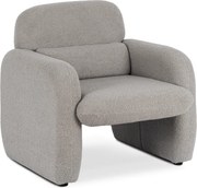 Pihenőfotel szürke színben, bouclé kárpittal TOGO