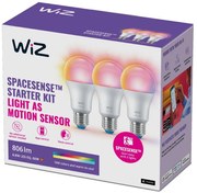 KÉSZLET 3x LED RGBW Dimmelhető izzó A60 E27/8,8W/230V 2200-6500K Wi-Fi - WiZ