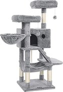 Macska kaparófa, macskatorony nagy macskáknak, ultrapuha, szürkéskék