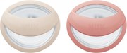 Baba cumi NUK Perfect Match 0-6m 2 db beige/red, vel. 0-6 h