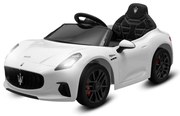 Elektromos játékautó Maserati GranTurismo Baby Mix fehér