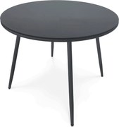 Kerti asztal 90x90 cm, fém, szürke, AZT-L1352 GREY