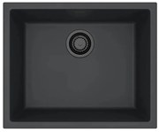 ALVEUS 1150057 - OMNI konyhai mosogató 55x45 cm gránit/fekete