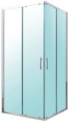 Soul 80x80 cm szögletes zuhanykabin tálca nélkül