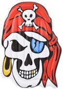 Vetro-Plus Felfújható napozóágy Kalóz koponya, 159x 120 cm