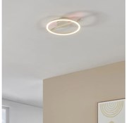 Eglo 901114 - LED Dimmelhető mennyezeti lámpa AMANDOLO LED/17W/230V fehér + + távirányító