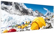 Kép - Kemping a hegyekben (120x50 cm)