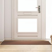 Ajtószőnyeg Barna és fekete 60 x 180 cm Polipropilén és vinil