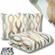 Pamut ágyneműhuzat garnitúra 160x200 Cipzáras ágyneműhuzat garnitúra Modern Mintás Lengyel