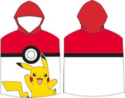 Pokémon Pokeball strand törölköző poncsó 50x115 cm