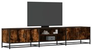 füstös tölgy színű szerelt fa TV-szekrény 210 x 35 x 41 cm