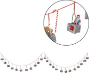 Függő adventi naptár BAGLANDER 5 m, szürke