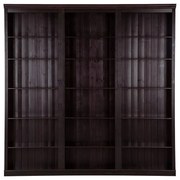 Barna borovi fenyő könyvespolc 222x223 cm Anita – Støraa