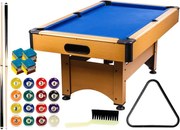 GamesPlanet® Biliárdasztal TRENDLINE Kék 6ft 184 x 108 cm