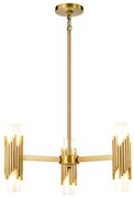 Elstead MARVELE6-AB-OPAL - MARVELE rúdon csillár 6xE14/40W/230V arany