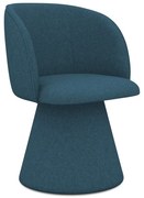 Kék kárpitozott étkezőfotel Maia – Makamii