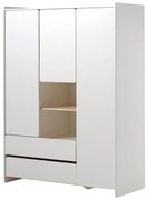 Kiddy fehér gyerek ruhásszekrény, 137,8 x 190 cm - Vipack