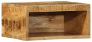 tömör nyers mangófa falra szerelhető TV-szekrény 40x30x19 cm