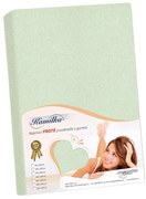 Bellatex frotté lepedő zöld szalvia,, 140 x 200 cm