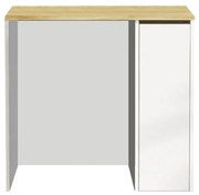 Saly White and Walnut mosógépszekrény