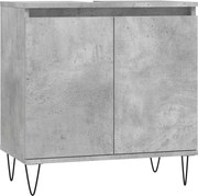 vidaXL betonszürke szerelt fa fürdőszobaszekrény 58x33x60 cm
