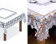 Abrosz jacquard csipke mintás négyzet 120 x 120 cm