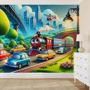 Fotótapéta - Vidám városi közlekedés (147x102 cm)