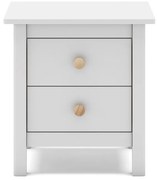 Fehér borovi fenyő gyerek éjjeliszekrény Max – Marckeric