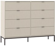 ONTARIO 8 Fiókos Komód Kasmír Színben. 150 cm.