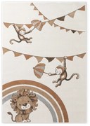 Krémszínű gyerek szőnyeg 120x170 cm Roar like a Lion Rainbow Party – Villeroy&Boch