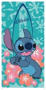 Disney Lilo és Stitch, A csillagkutya Aloha-Surfer fürdőlepedő, strand törölköző 70x140cm (Fast Dry)
