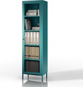 LUIGI vitrin, 500 x 1800 x 350 mm, Modern: tengerkék