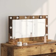 Toalett Tükör Öreg fa 80 x 45 x 18 cm Megmunkált fa és üveg