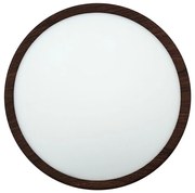 LED mennyezeti lámpatest LED/24W/230V 3000/4000/6500K átm. 30 cm barna