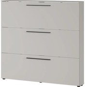 Szürkésbézs cipőtartó billenő fiókokkal Utah - Germania