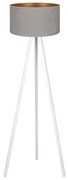 Brilagi - VELVET Állólámpa 1xE27/60W/230V fehér/szürke