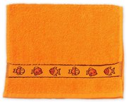 KIDS narancssárga gyerek törölköző 30x50 cm