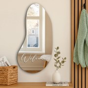 Tükör matrica S19 – Welcome