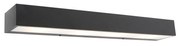 Design hosszú falilámpa fekete 60 cm - Houx