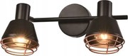 Candellux Neria Fali-mennyezeti lámpa 2xE14 40W fekete-arany