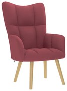 bordó szövet pihenőfotel