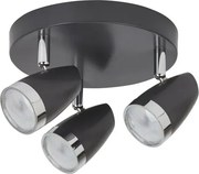 Rabalux beltéri karos spotlámpa 12w 840lm 3000k antracit karen