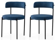 Gini Dark Blue and Black étkezőszékek, 2 db