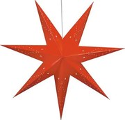 Piros függő karácsonyi fénydekoráció Saturnus – Markslöjd