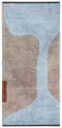 Világoskék-bézs mosható pamut futószőnyeg 70x150 cm Figura – Mette Ditmer Denmark
